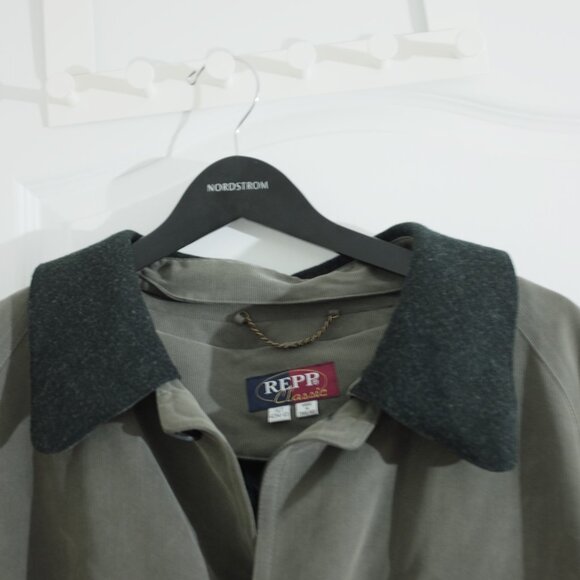 Repp Ltd Men's Long Trench Coat with Quilted Lining size XTL - Picture 3 of 13